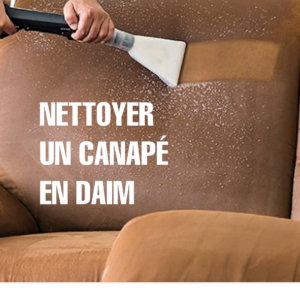 nettoyer canapé en daim